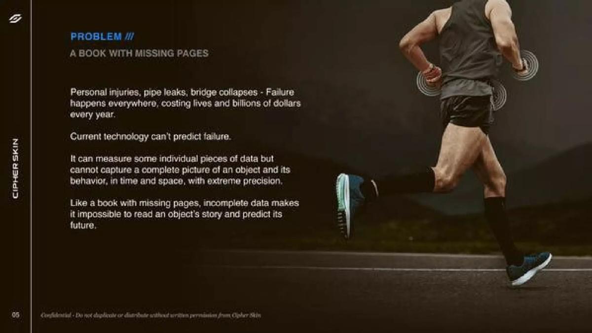 Cipher Skin pitch deck slide 5 of 27