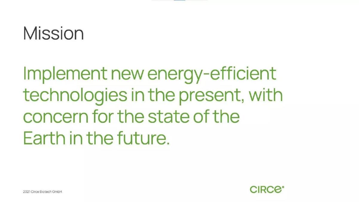 Circe Biotech GmbH pitch deck slide 5 of 21