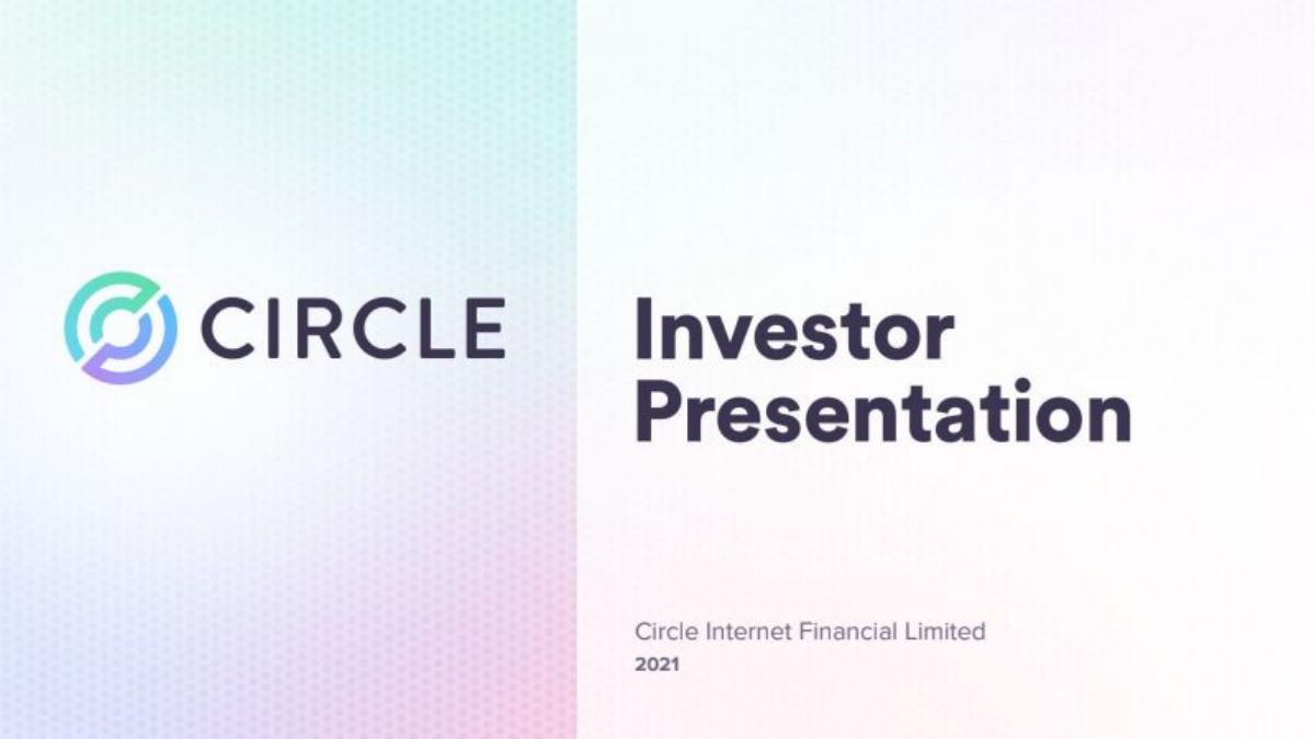 Circle Internet pitch deck slide 1 of 40