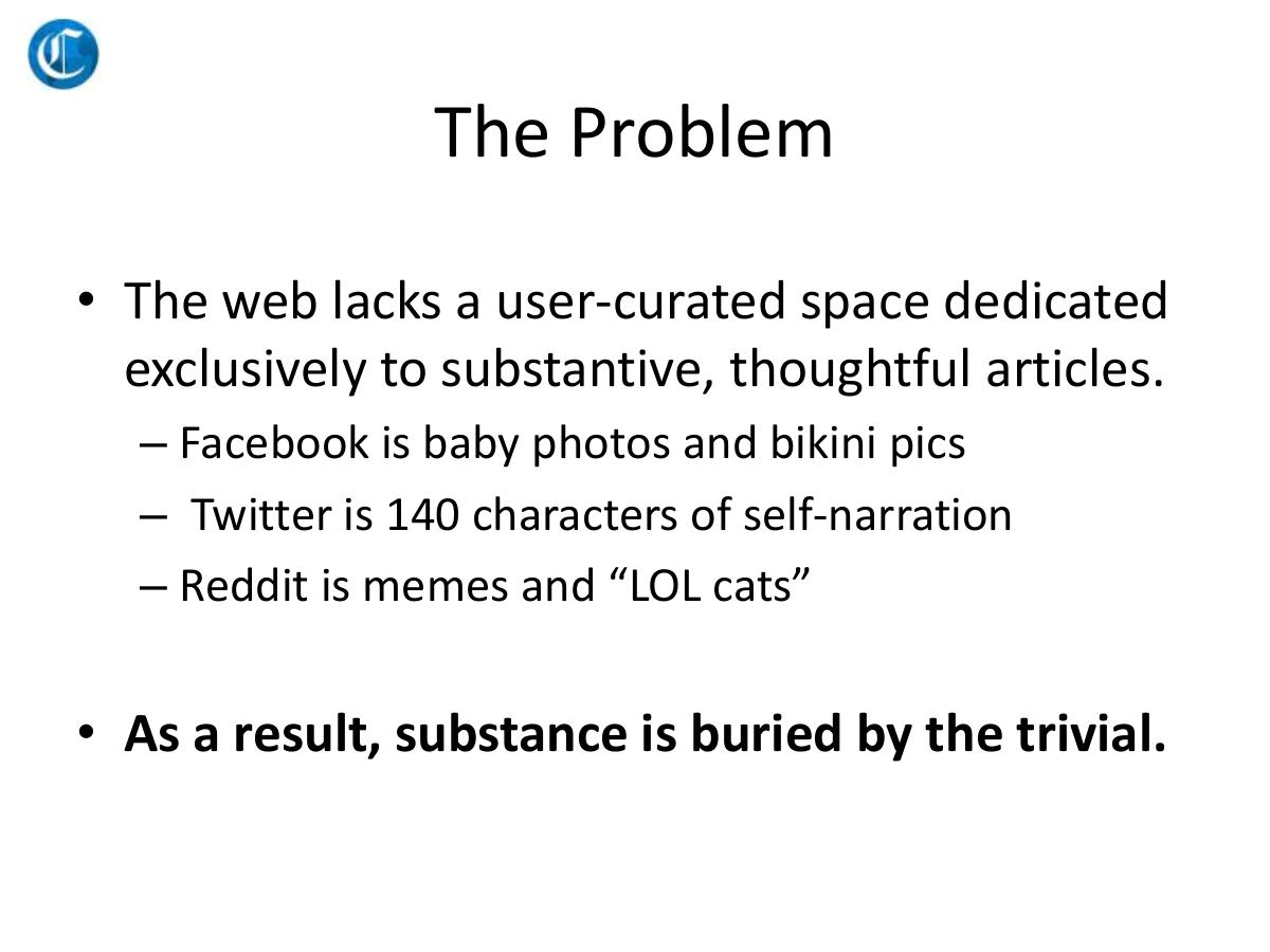 Circulate pitch deck slide 3 of 10