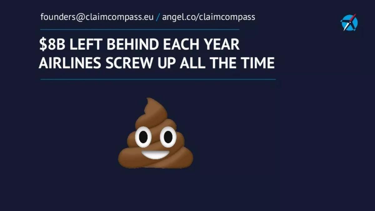 ClaimCompass pitch deck slide 4 of 10