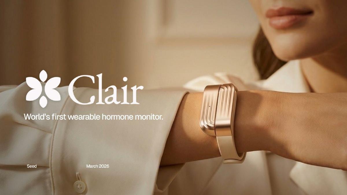 Clair Health pitch deck slide 1 of 13