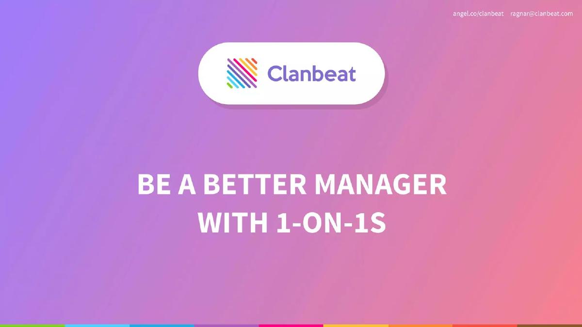 Clanbeat pitch deck slide 1 of 8
