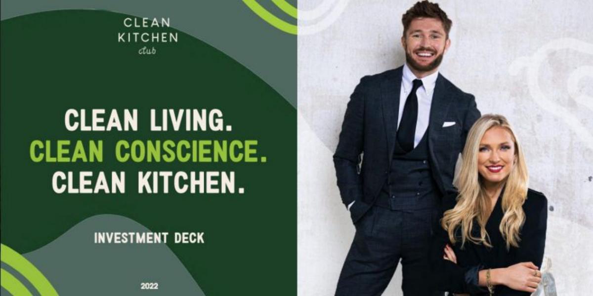 Clean Kitchen Club pitch deck slide 1 of 13
