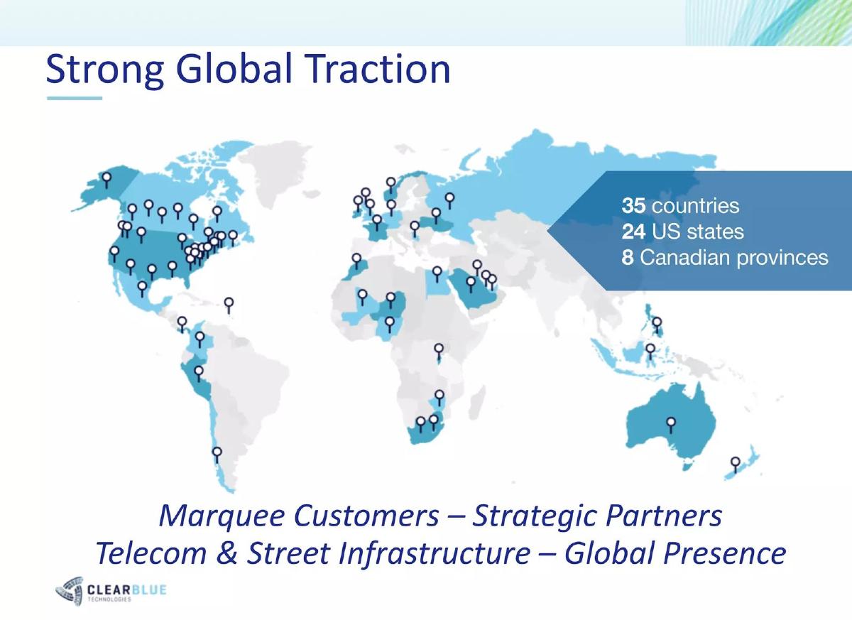 Clear Blue Technologies International Inc. pitch deck slide 6 of 18