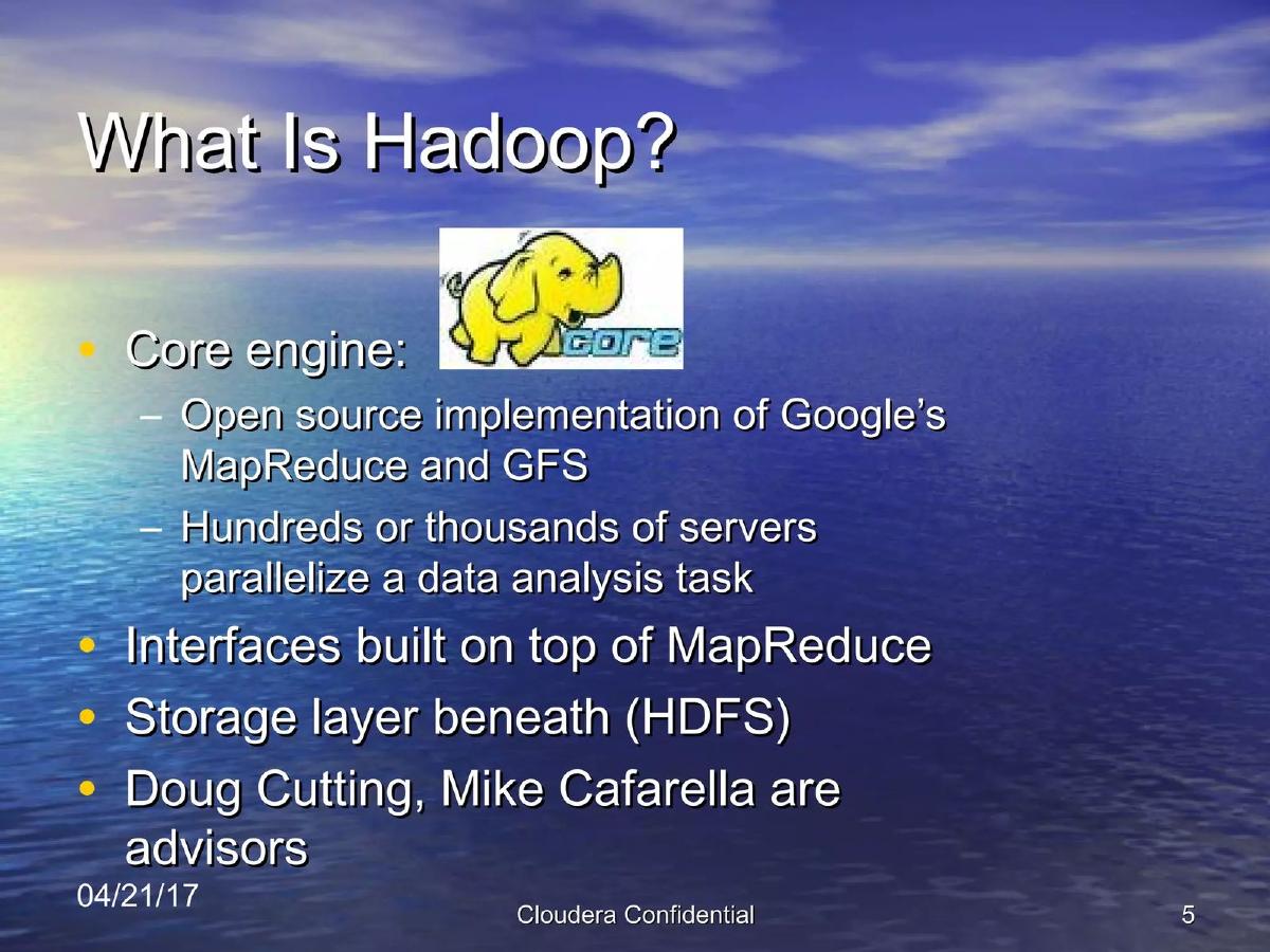 Cloudera pitch deck slide 5 of 15