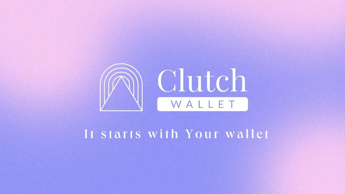 Clutch Wallet pitch deck slide 1 of 19