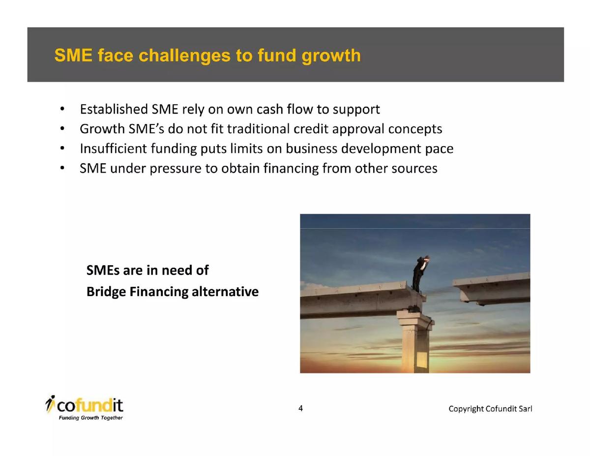 Cofundit pitch deck slide 4 of 19