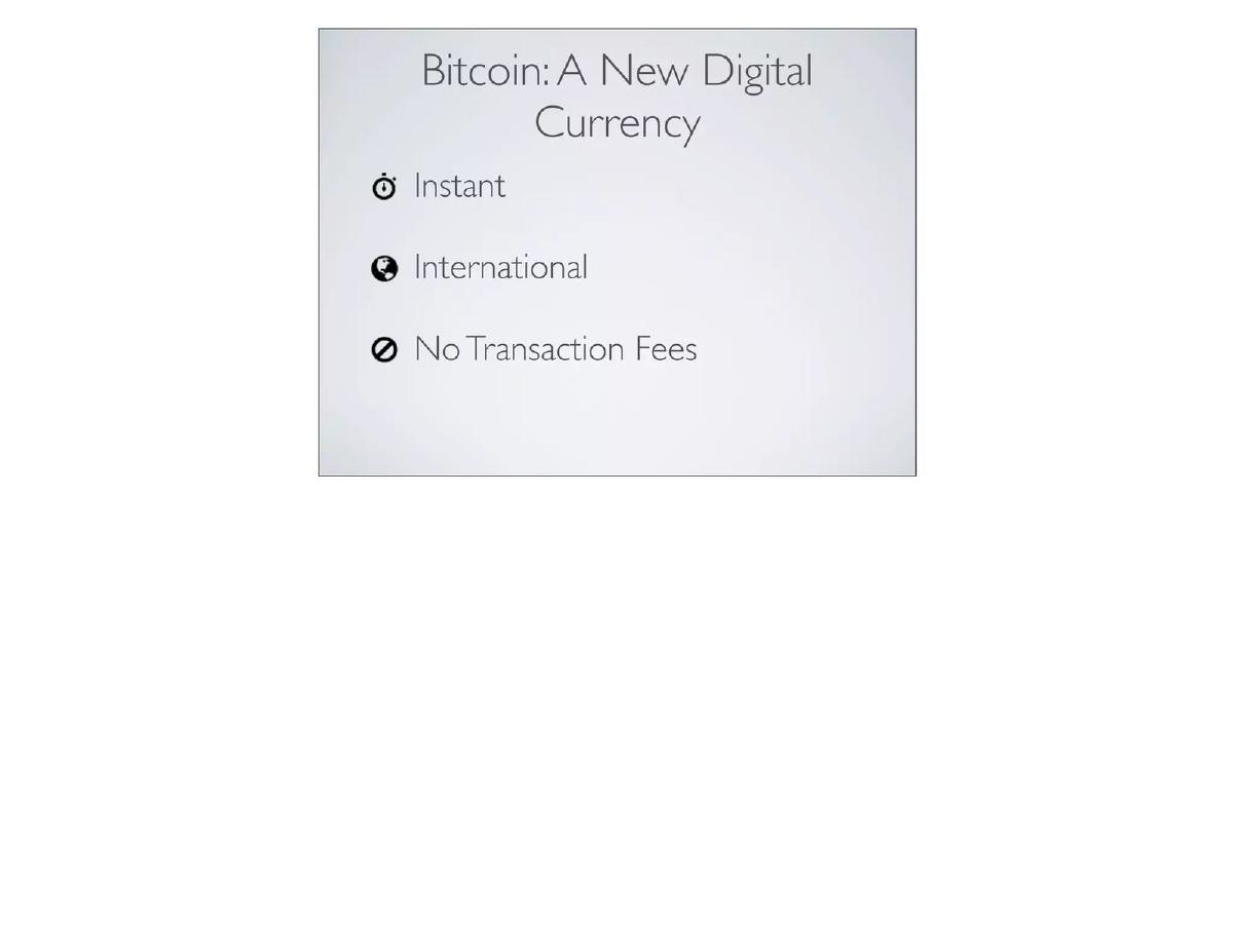 Coinbase pitch deck slide 2 of 11