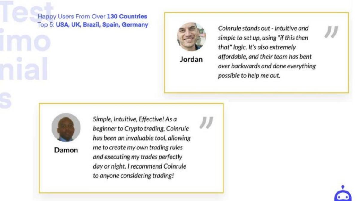 Coinrule pitch deck slide 6 of 13
