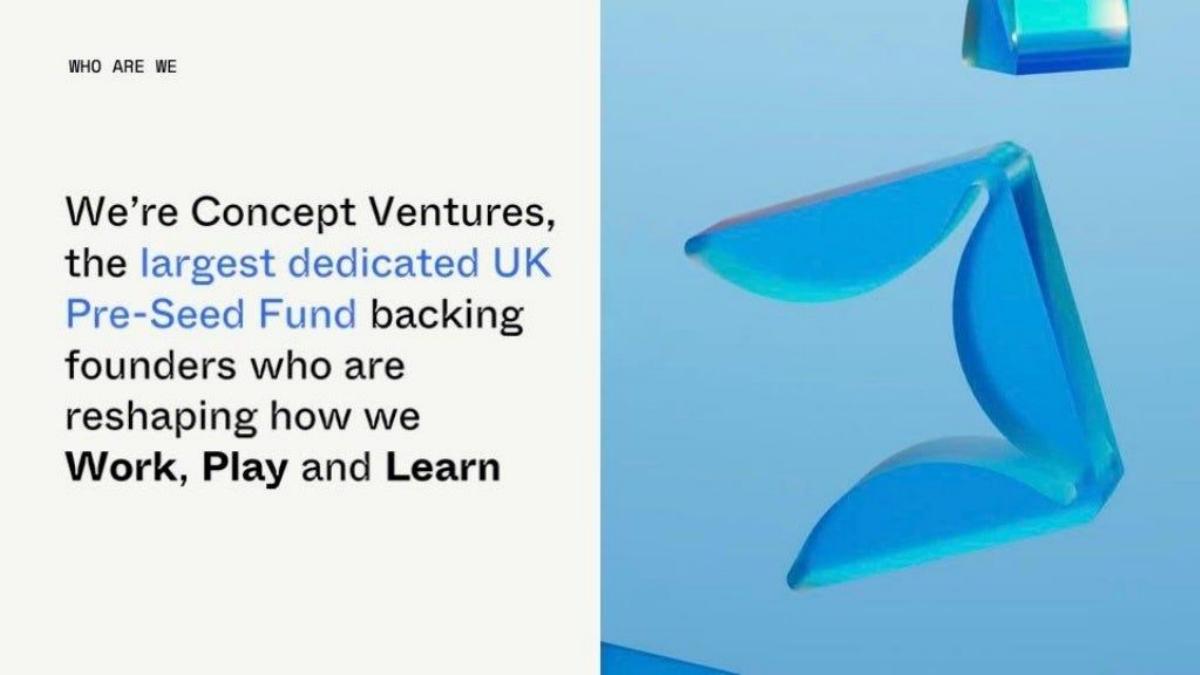 Concept Ventures pitch deck slide 2 of 12