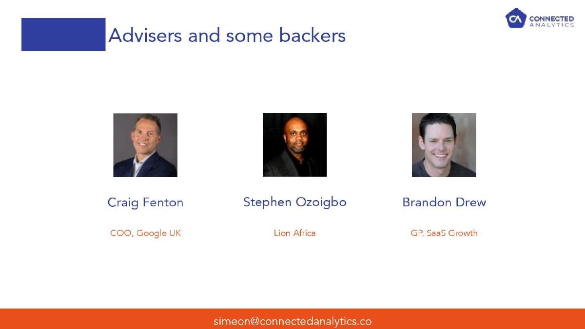 Connected Analytics (ThankUCash) pitch deck slide 11 of 12