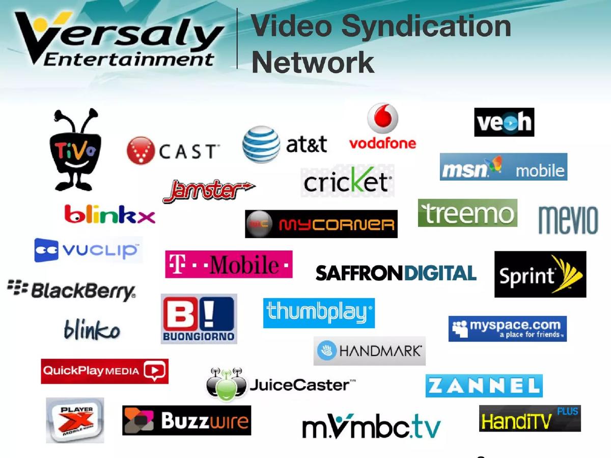 Versaly Entertainment pitch deck slide 6 of 30