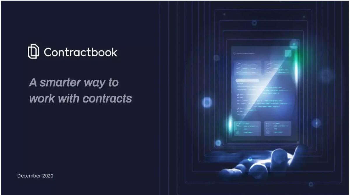 Contractbook pitch deck slide 1 of 13