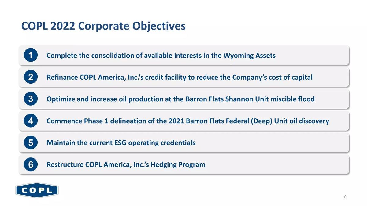 Canadian Overseas Petroleum Limited (COPL) pitch deck slide 6 of 26