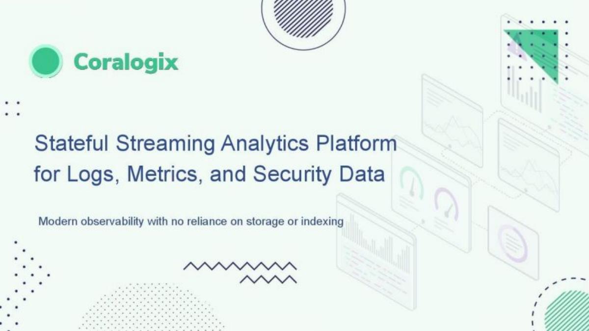 Coralogix pitch deck slide 1 of 22