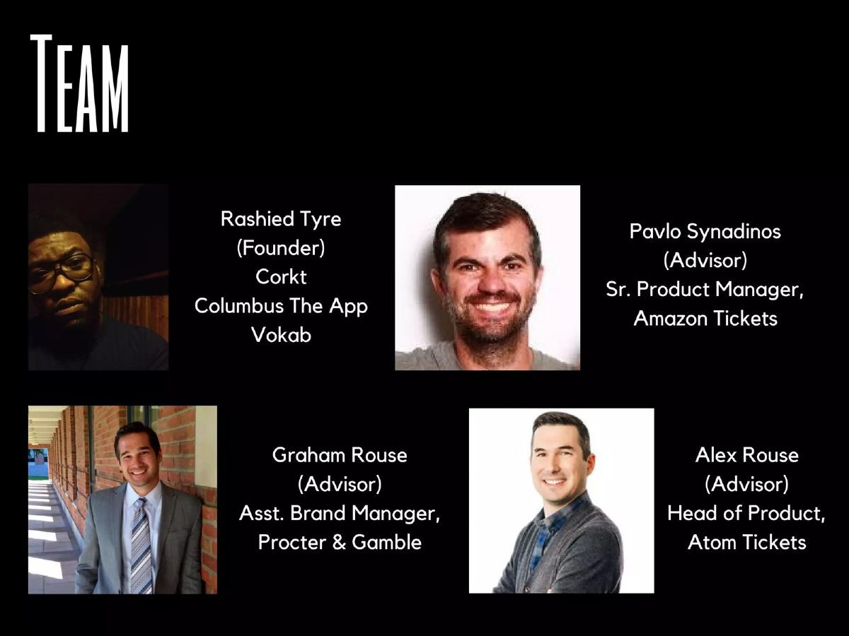 Corkt pitch deck slide 2 of 12