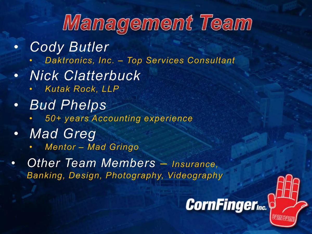 CornFinger, Inc. pitch deck slide 4 of 15