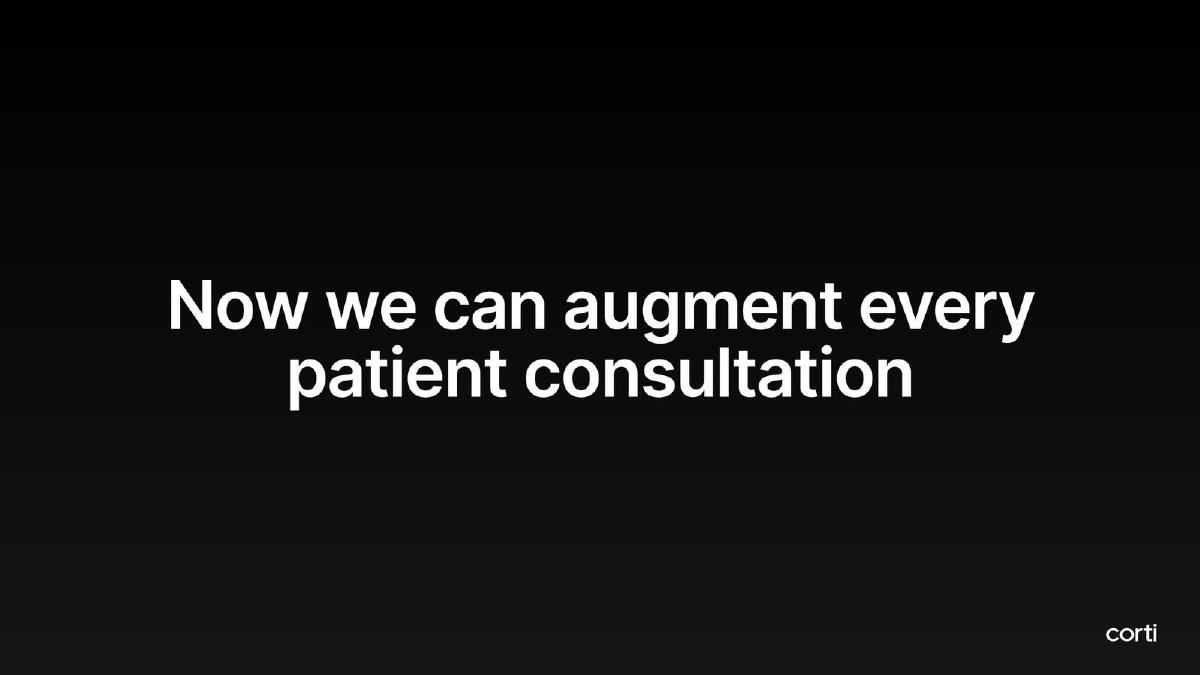 Corti pitch deck slide 6 of 12