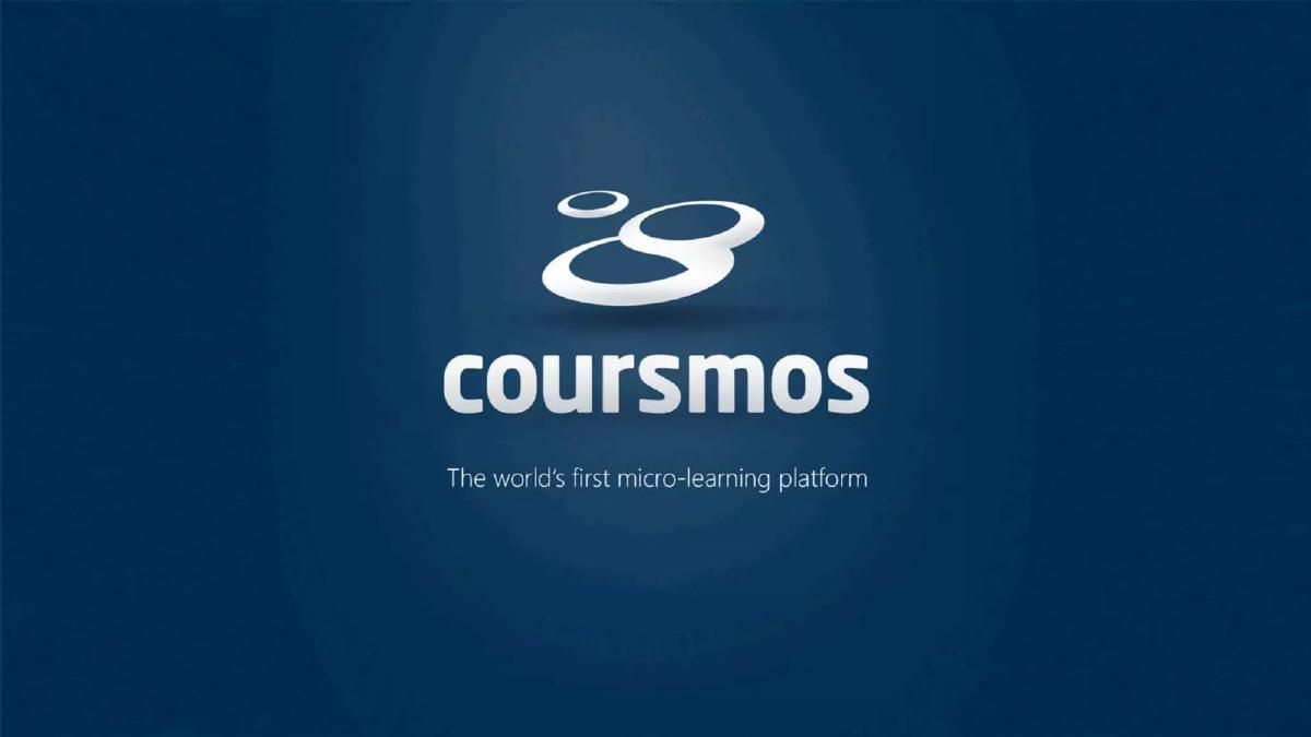 Coursmos pitch deck slide 1 of 31