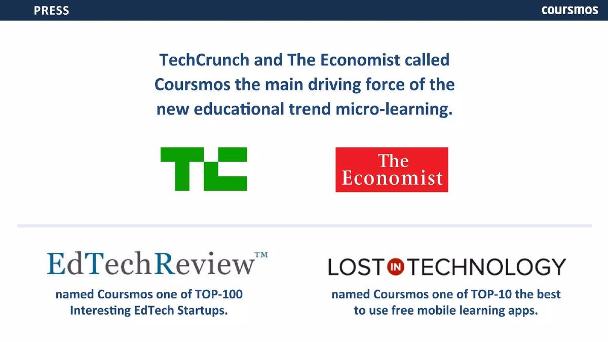 Coursmos pitch deck slide 5 of 31
