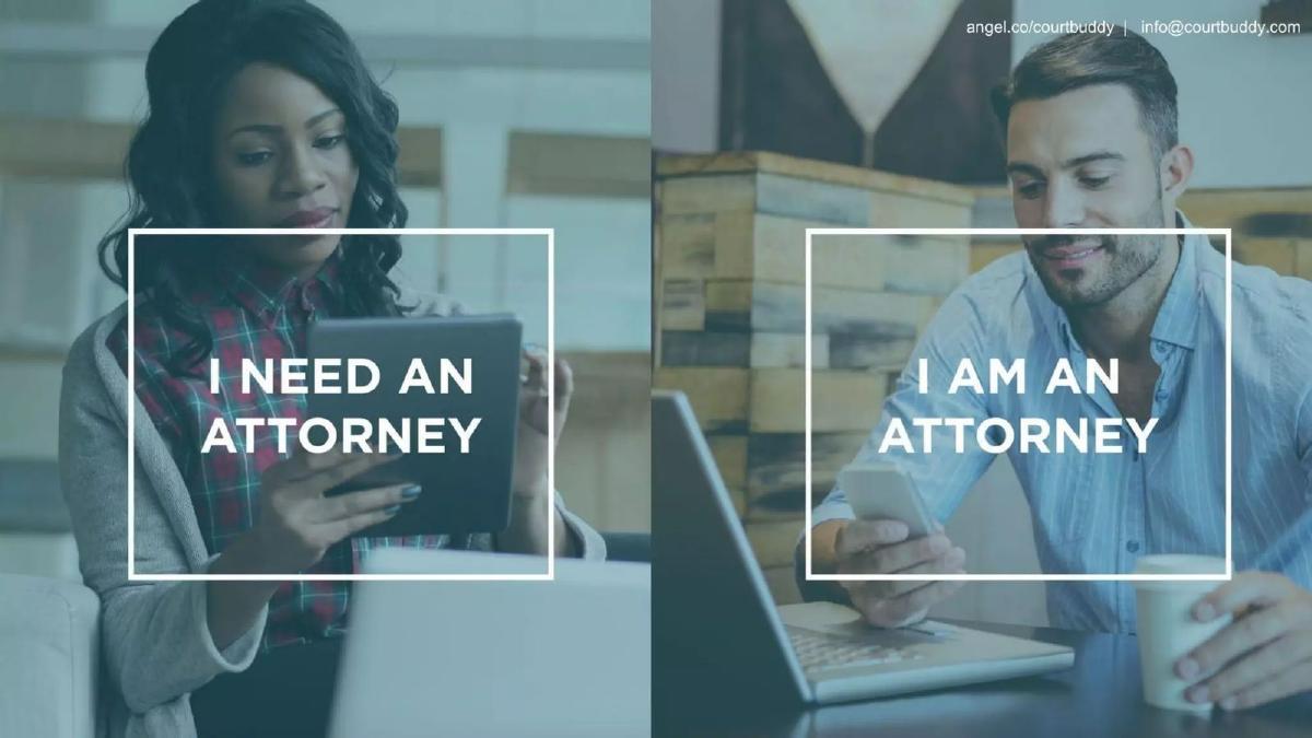 Court Buddy pitch deck slide 2 of 11