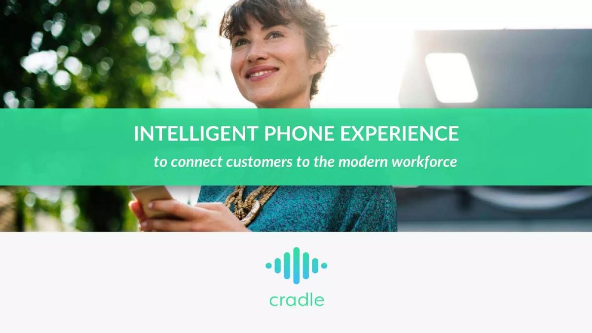 Cradle pitch deck slide 1 of 22