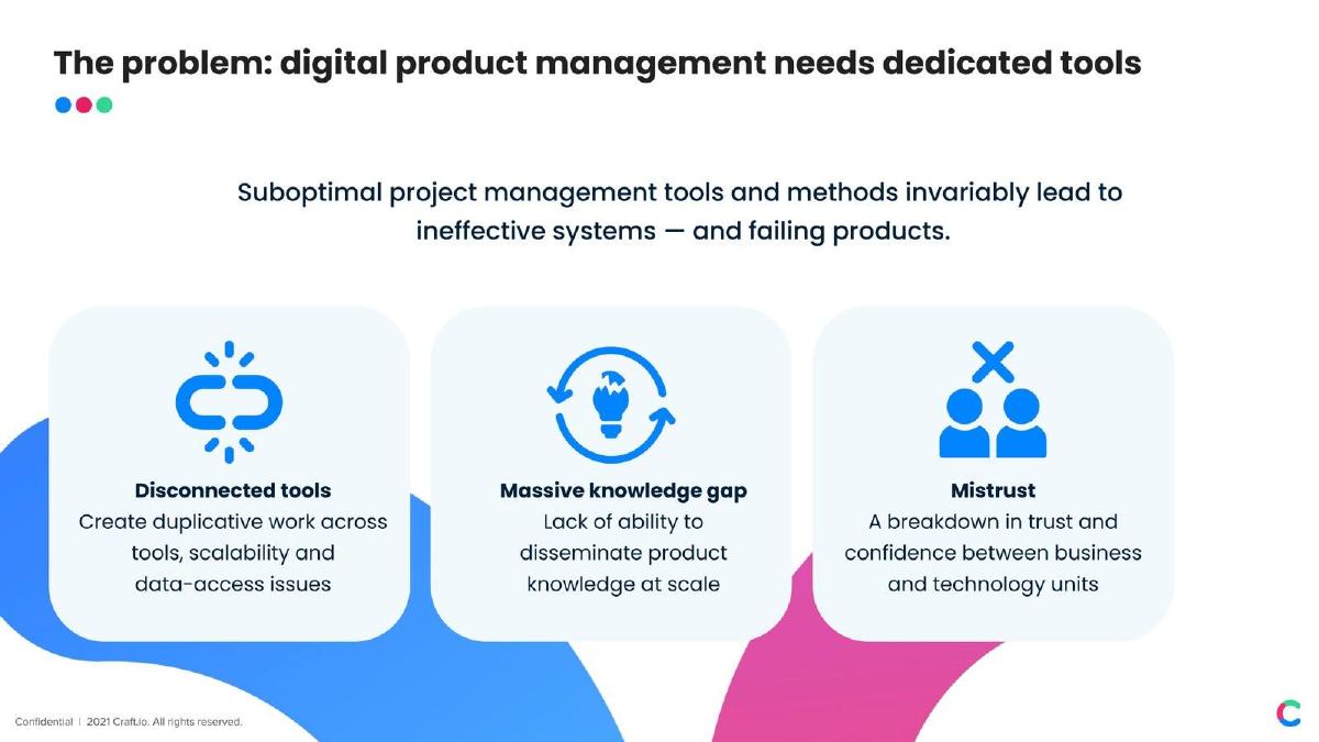Craft.io pitch deck slide 5 of 12