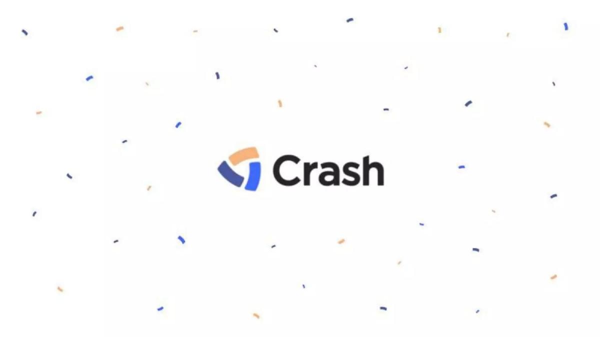 Crash pitch deck slide 1 of 9