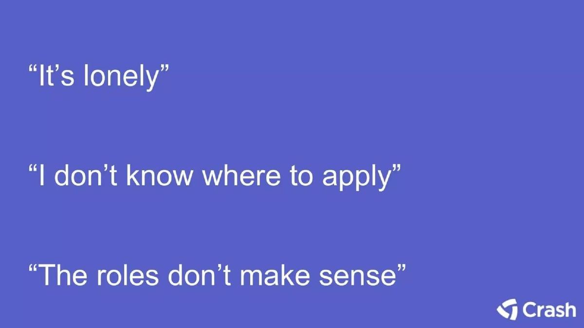 Crash pitch deck slide 3 of 9