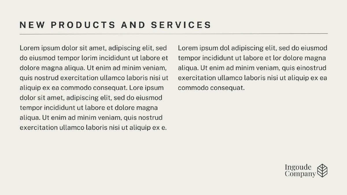 Ingoude Company pitch deck slide 6 of 18