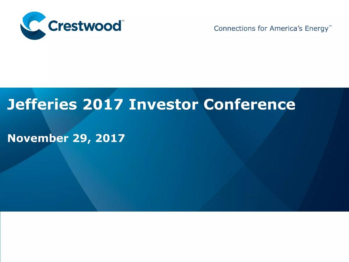 Crestwood pitch deck slide 1 of 32
