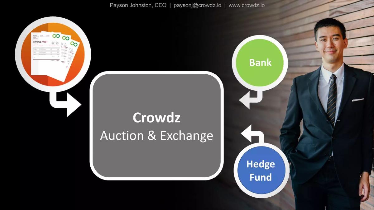 Crowdz pitch deck slide 4 of 10