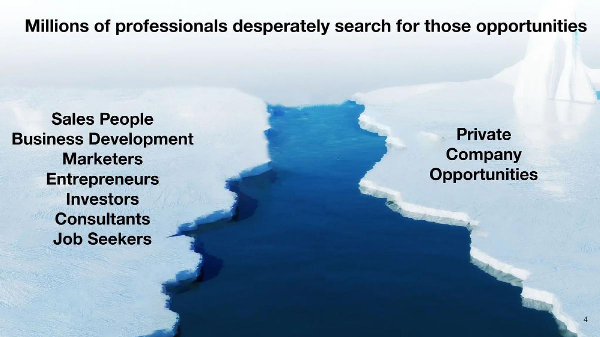 Crunchbase pitch deck slide 4 of 14