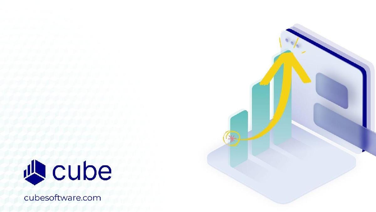 Cube pitch deck slide 1 of 15
