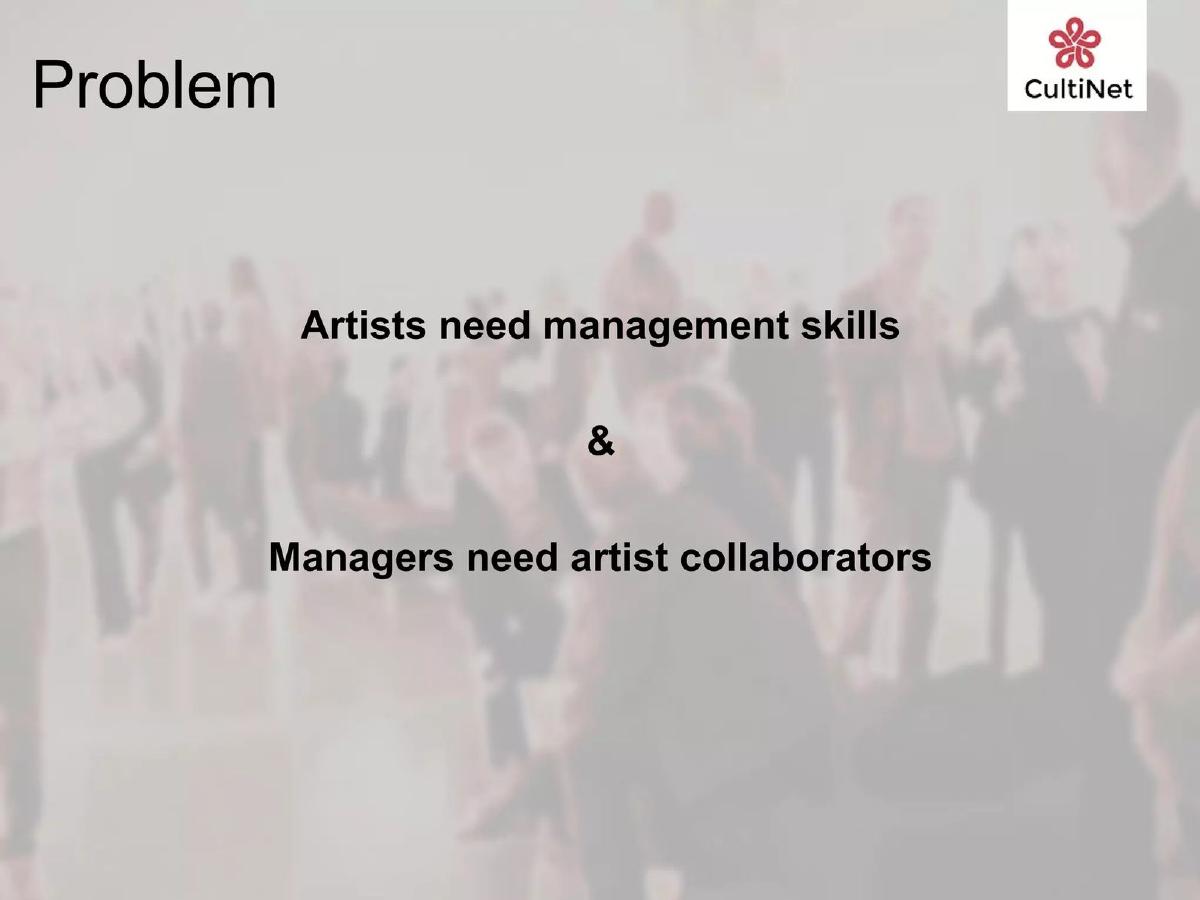 Cultinet pitch deck slide 3 of 15