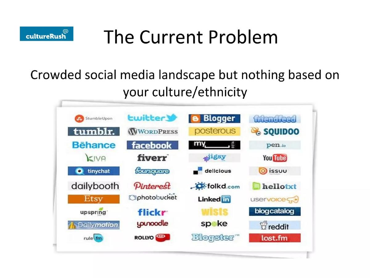 cultureRush pitch deck slide 4 of 13