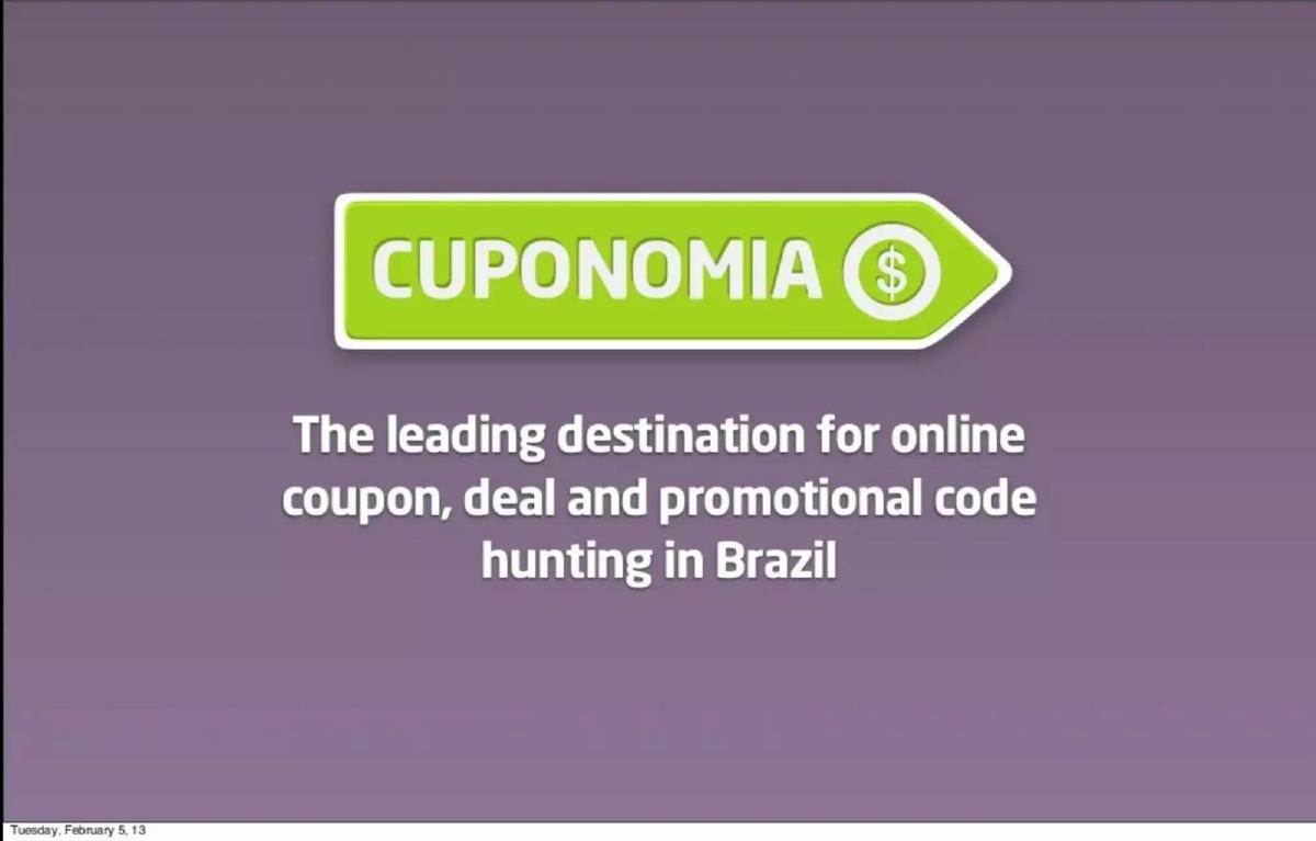 Cuponomia pitch deck slide 1 of 23