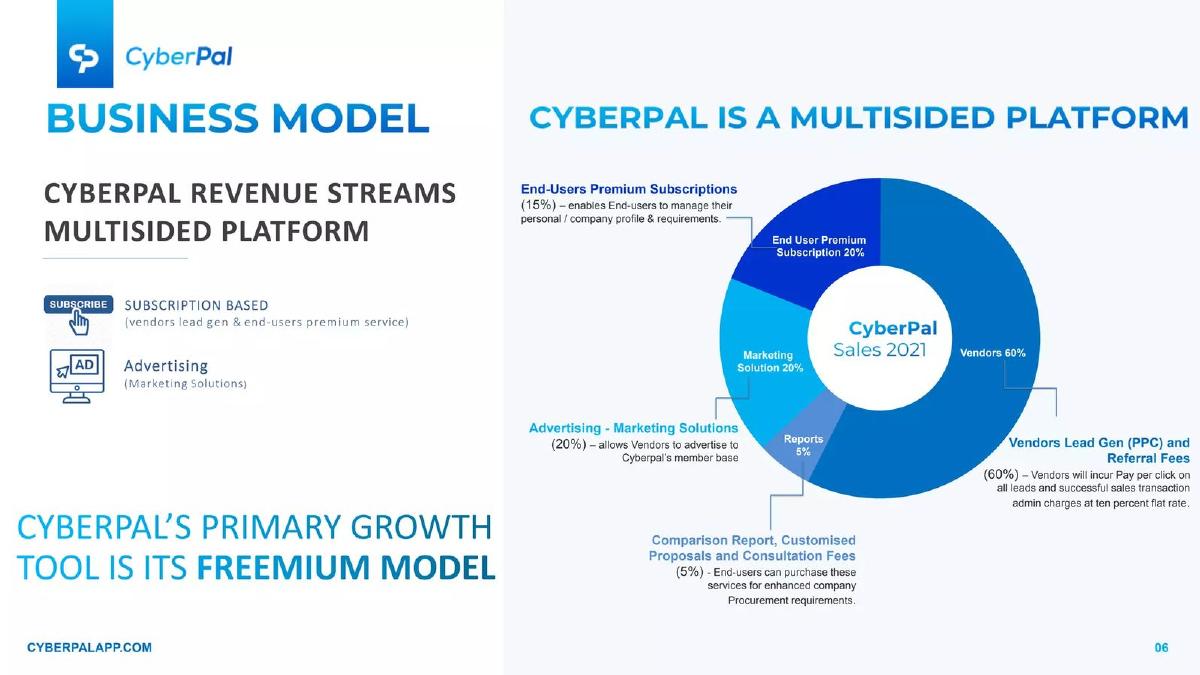 CyberPal pitch deck slide 6 of 16
