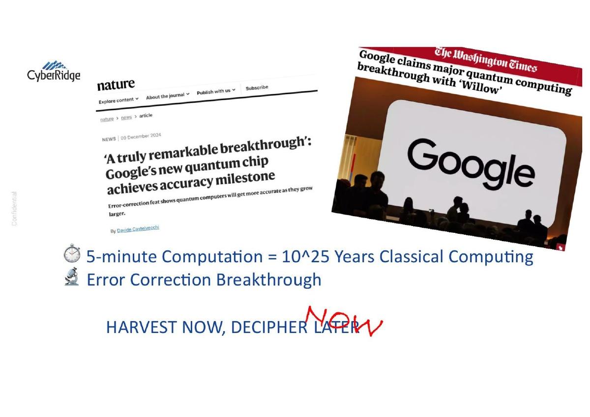 CyberRidge pitch deck slide 5 of 14