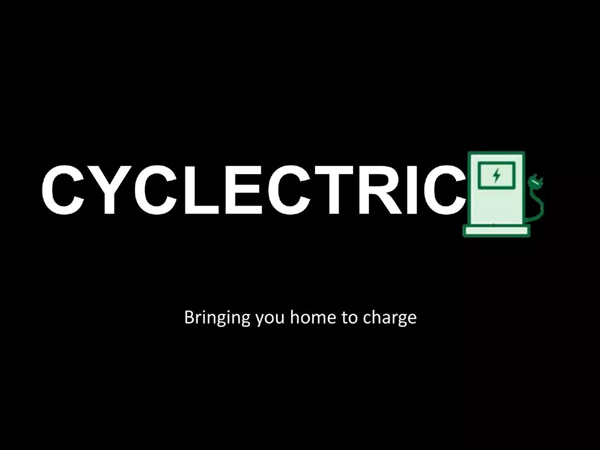 Cyclectric pitch deck slide 1 of 17