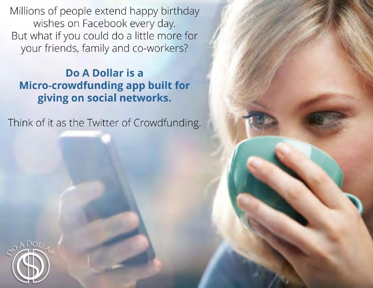 Do A Dollar pitch deck slide 2 of 12
