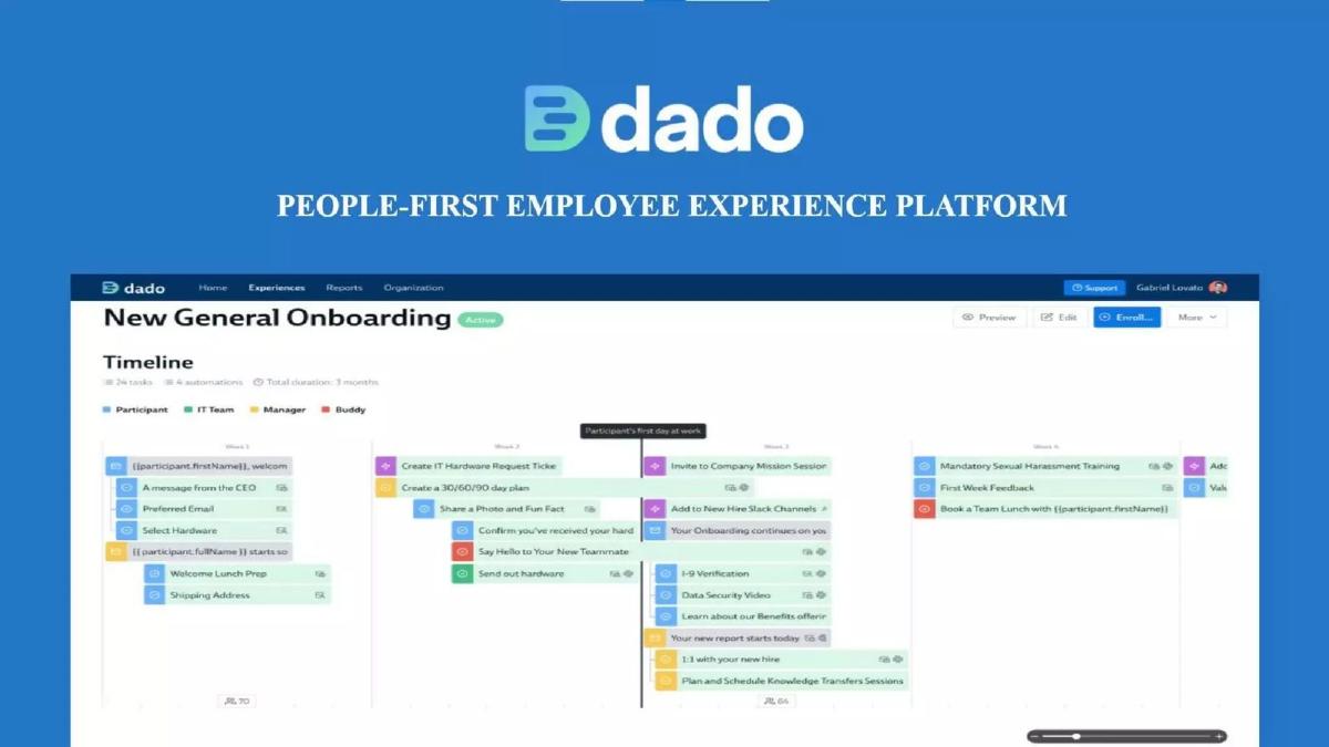 Dado pitch deck slide 1 of 10