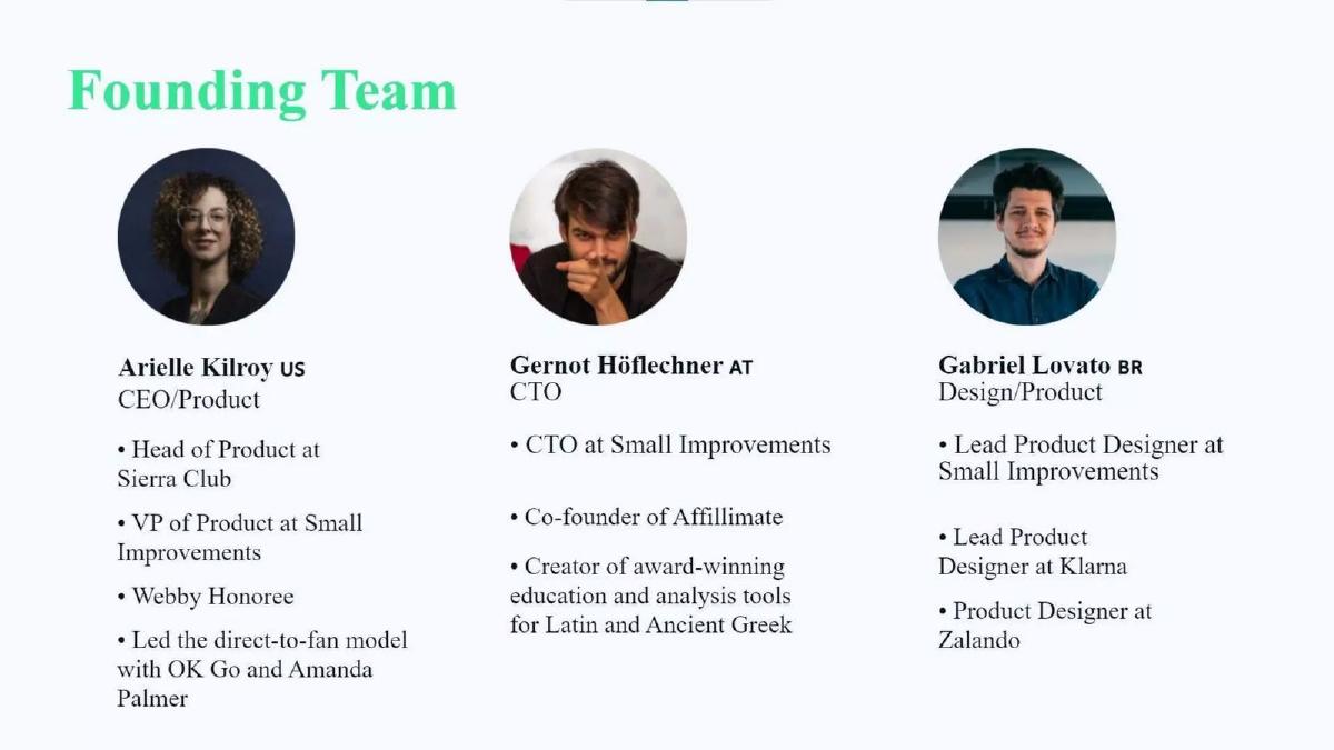 Dado pitch deck slide 2 of 10