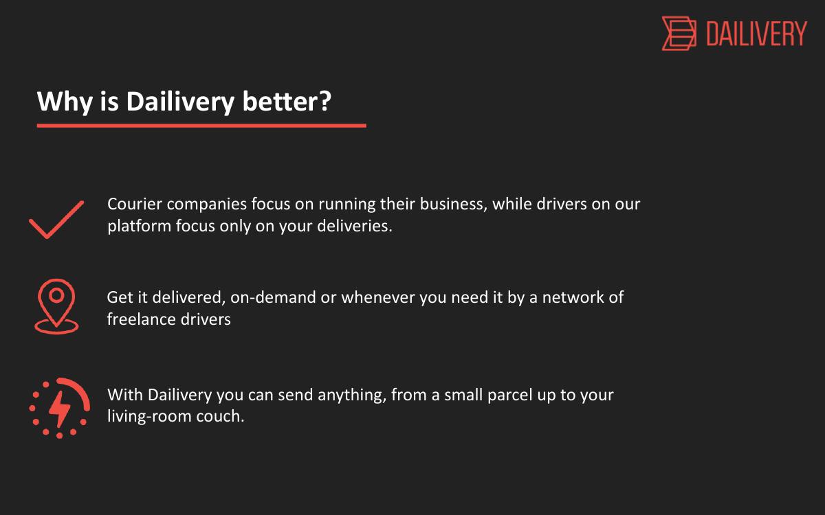 Dailivery (Dailivery GmbH) pitch deck slide 5 of 8