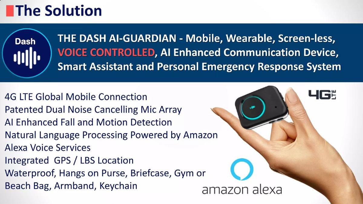 Dash AI Communicator pitch deck slide 3 of 15