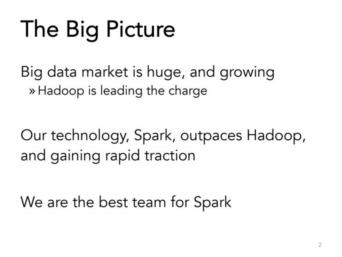 Databricks Series A pitch deck slide 2 of 36