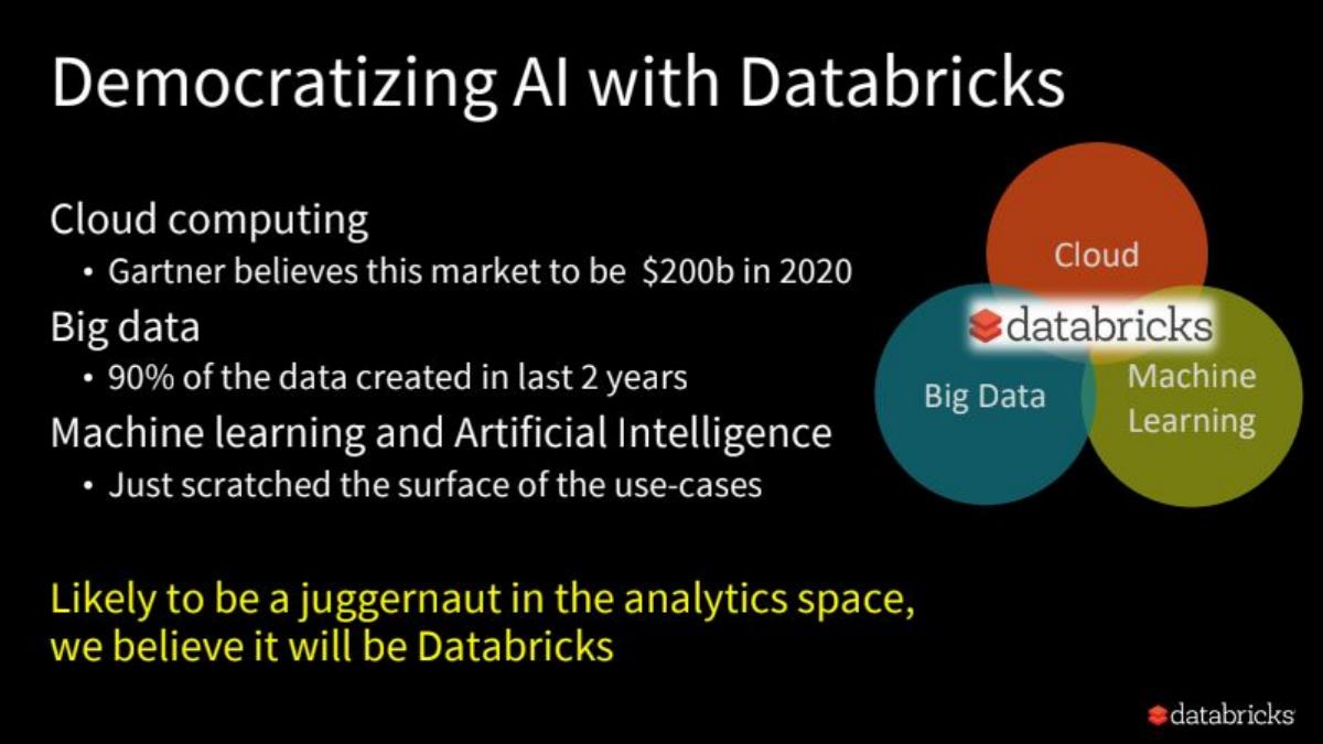 Databricks Series D pitch deck slide 4 of 24