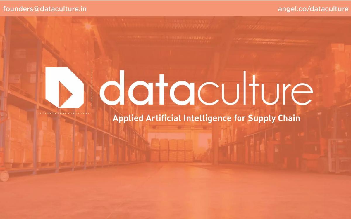 DataCulture pitch deck slide 1 of 11