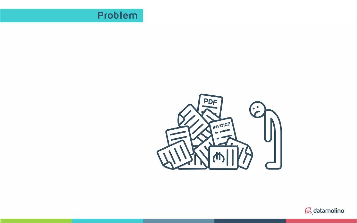 Datamolino pitch deck slide 2 of 14